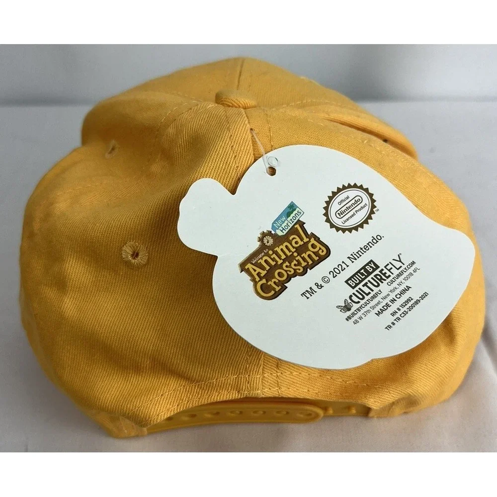 Nintendo Animal Crossing New Horizons Tom Nook Adjustable Hat Cap Culturefly NWT
